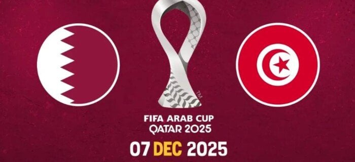 مواجهة الحسم في كأس العرب 2025.. موعد مباراة قطر ضد تونس اليوم الأحد 7 ديسمبر والقنوات الناقلة وتشكيل المنتخبين