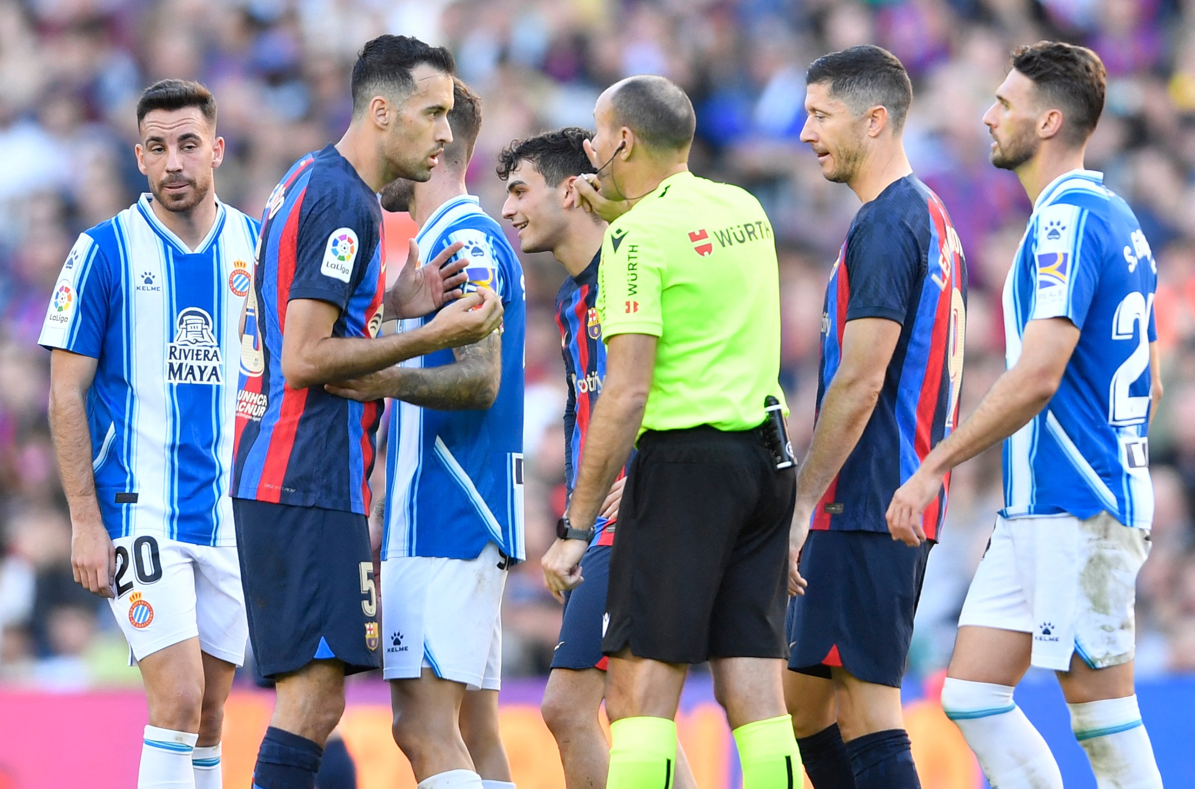 Barcelona vs Espanyol بث مباشر مشاهدة مباراة برشلونه ضد إسبانيول ديربي كتالونيا يشتعل دون أهداف.. إسبانيول يصمد أمام برشلونة في شوط أول مثير بالدوري الإسباني 2026