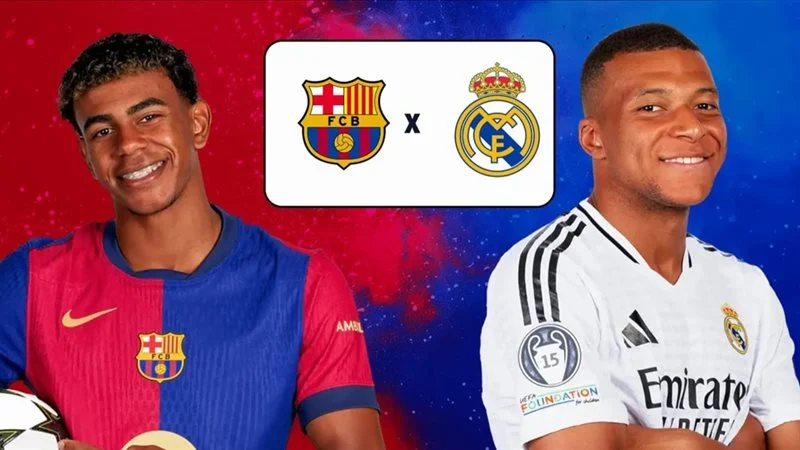 يلا شوت بث مباشر الآن Barcelona vs Real Madrid.. مباراة برشلونة ضد ريال مدريد في نهائي كأس السوبر الإسباني 2025-2026 | موعد الكلاسيكو، التشكيل الرسمي، القنوات الناقلة والمعلقين